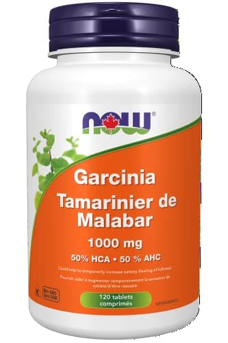 NOW Garcinia 50 Percentage Hca Tablets, 1000mg, 120 Count