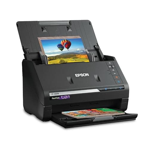 Epson FastFoto FF-680W Wireless High-Speed Photo and Document Scanner