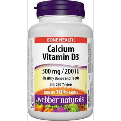 Webber Naturals Calcium Magnesium & Vitamin D 250 Tablets – Shop & Dispatch