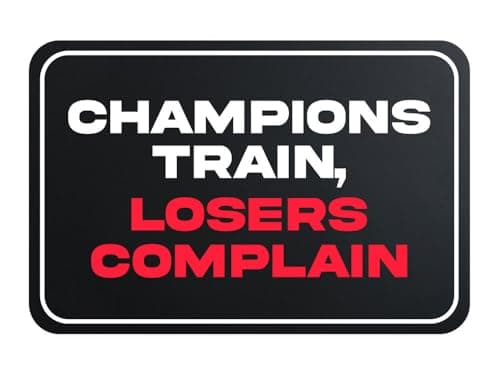 Champions Train Losers Complain Motivational Poster | Zazzle