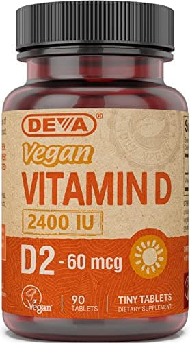 Deva Vegan Vitamin D2 - Tiny Tablets …