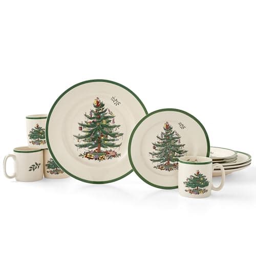 Spode Christmas Tree 12-Piece Dinnerware Set - Home & Office Supplies ...