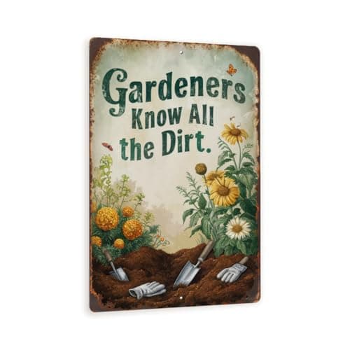 Gardeners Know All The Dirt Wooden Sign | Garden Divas