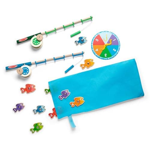 Melissa & Doug Catch & Count Wooden Fishing Game with 2 Magnetic RodsMelissa & Doug Catch & Count Wooden Fishing Game with 2 Magnetic Rods