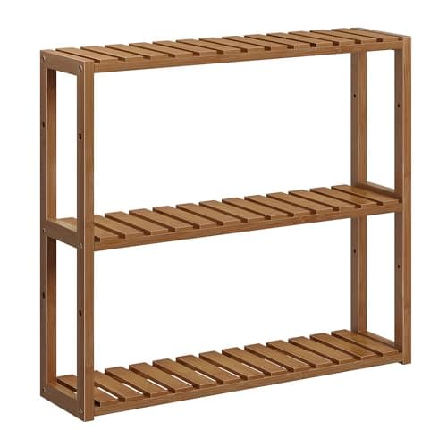 SONGMICS 3-Tier Corner Wall Shelf