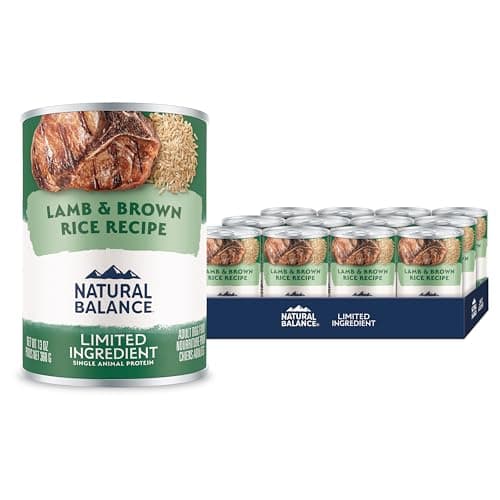 Fórmula húmeda de cordero y arroz integral de Natural Balance Limited Ingredient Diets