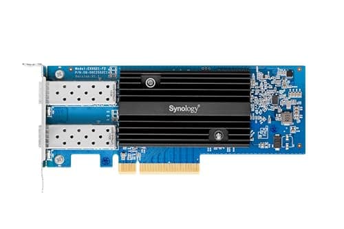 Synology 10Gb Ethernet Adapter 2 SFP+ Ports (E10G21-F2), Black