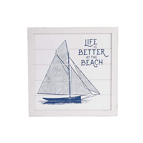 Beachcombers Sea Sun Wave Sign Wall Coastal Plaque Sign Wall Hanging ...