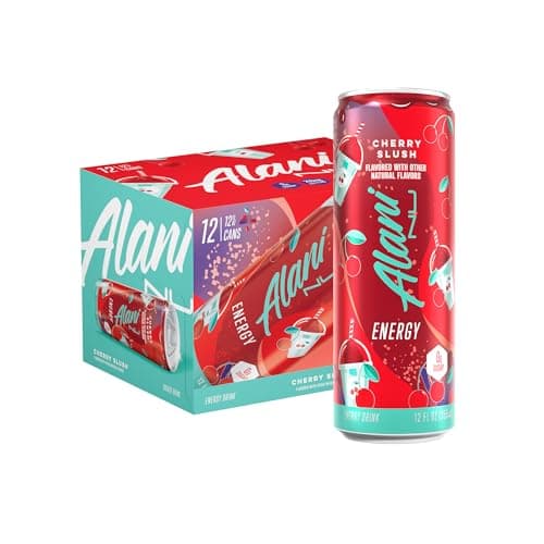 Alani Nu PINK SLUSH Sugar-Free, Low Calorie Energy Drinks | 140mg Caffeine | Zero Sugar | 15 Calories or Less | 355 mL Cans (12 Pack)