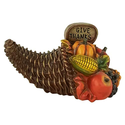 Apples & Pears Cornucopia Fall Harvest Decoration - 20" | Christmas Central