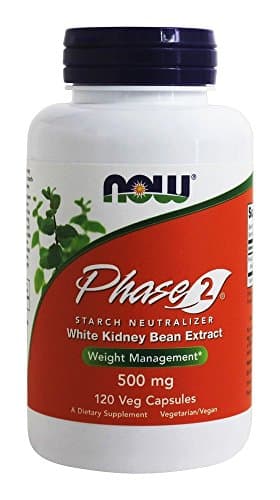 Now Foods Phase 2 Starch Neutralizer 500mg - 120 Veg Capsules | Natural ...