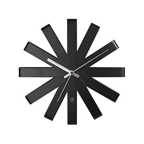 Umbra Ribbon Wall Clock | Black | Black by Design