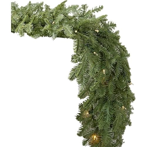 Northlight Seasonal Pre-Lit Blue Spruce Artificial Christmas Garland ...