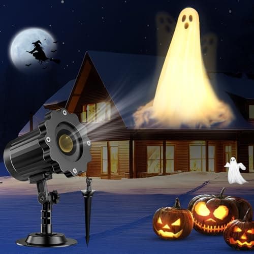 Amazon.com: Halloween Projector Lights Outdoor Indoor - 3D Dynamic ...