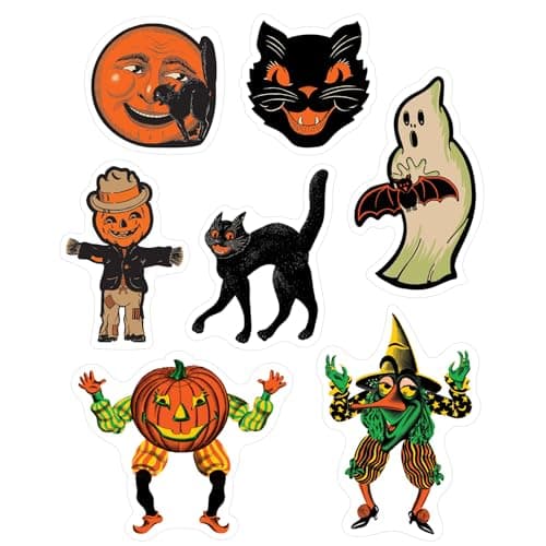 Amazon.com: Beistle 3-Pack Halloween Window Sticker Clings Bundle ...