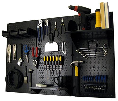 WALMP Wall Control 30-P-3232BU Metal Pegboard Pack, Blue
