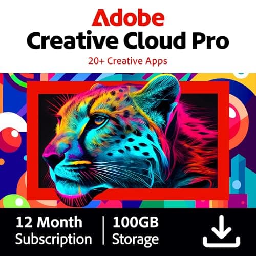 Adobe Creative Cloud All Apps | 12-month Subscription | Graphic Design Software | AI Powered Features | Vector Illustration, Layout, and Image Editing |Activation Required [PC/Mac Online Code]
