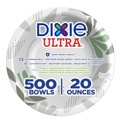 Dixie Ultra Heavy Duty Paper Bowls 20 oz
