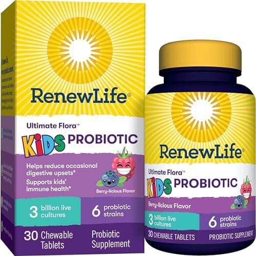 Renew Life Kids Tummy Gummy with Prebiotics and Probiotics ,Unisex ...