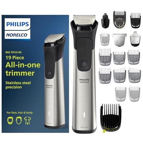 Braun All-in-One Style Kit Series 5 5471, 100% Waterproof 8-in-1 Beard & Body Trimmer for Manscaping, 80-minute Battery Cordless Runtime