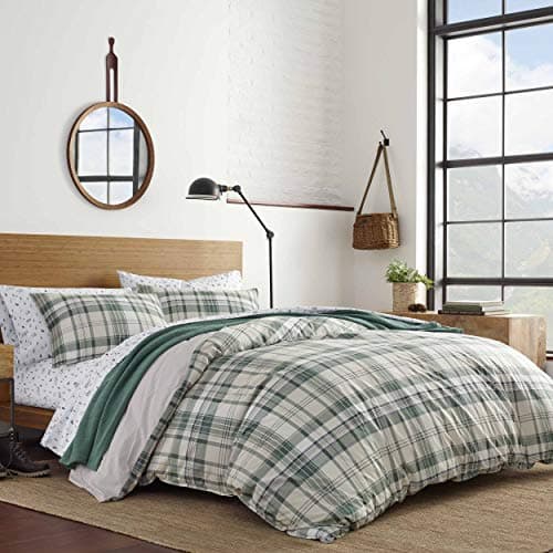 Eddie Bauer 223753 Preston Duvet Cover Set Full/Queen Dark Grey