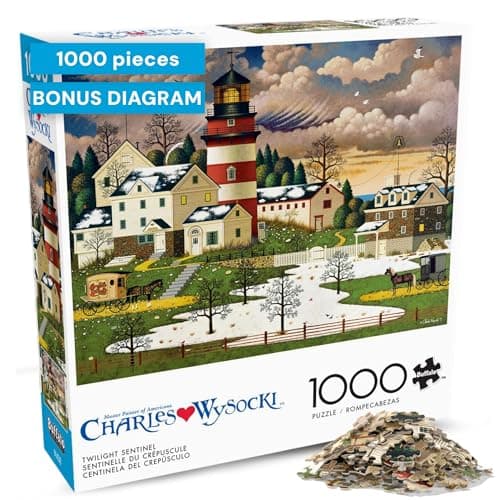 Buffalo Games 11242 Coastal Twilight by Darrell Bush-1000 Piece Jigsaw Puzzle by Puzzle