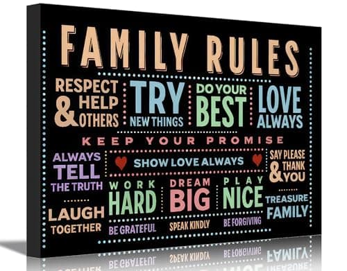 Stratton Home Decor "Our Family" Rustic Wooden Sign Wall Art - Walmart.com