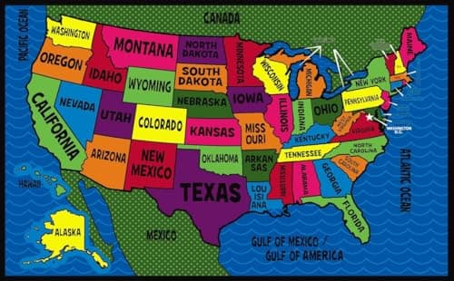 Map Rugs – KidCarpet.com
