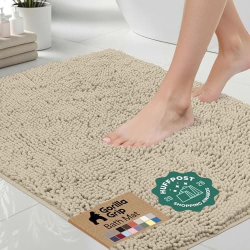 Gorilla Grip Original Luxury Chenille Bathroom Rug Mat 44X26 at Joel ...