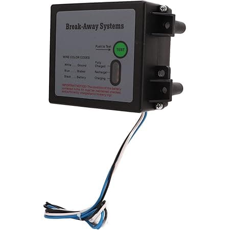 Amazon.com: Trailer Brakes Breakaway Kit with , LED Indicator Switch ...