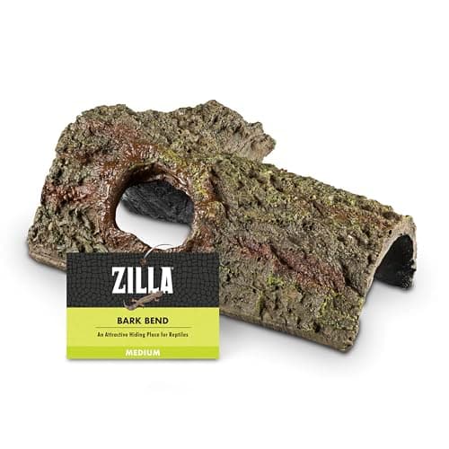 Zilla Bark Bends Reptile Hideout, Large - Walmart.com