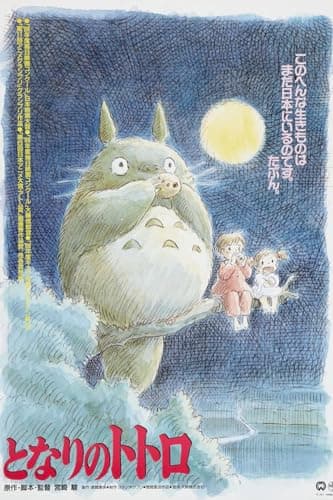My Neighbor Totoro - Studio Ghibli - Japanaese Movie Poster - Framed ...