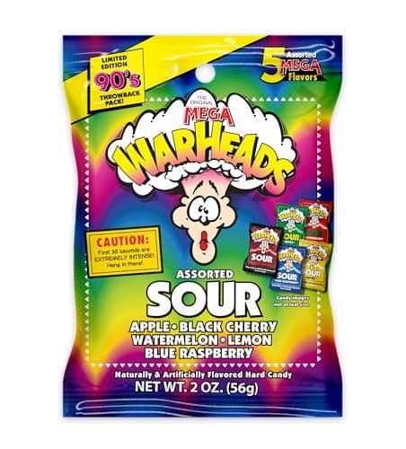 Warheads Extreme Sour Hard Candy 964g, 24,90