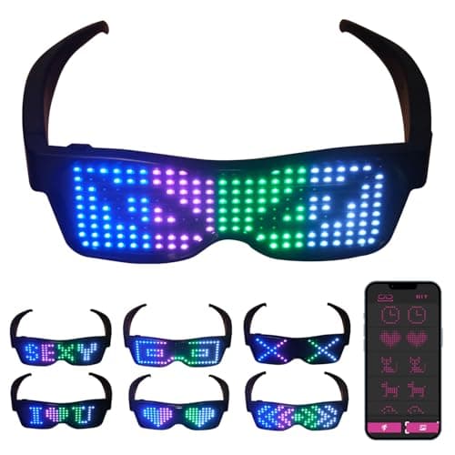 CHEMION Bluetooth LED Glasses