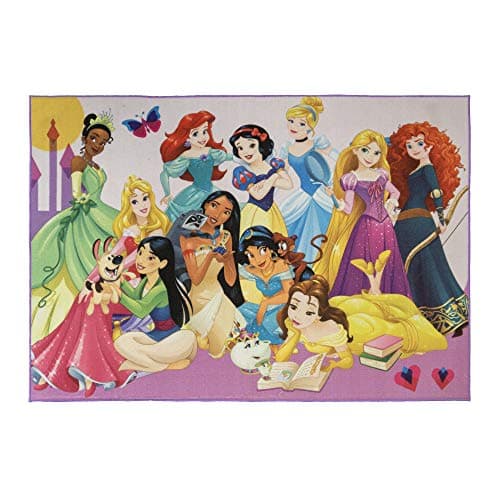 Disneys Princesses Area Rug Carpet For Bedroom - REVER LAVIE