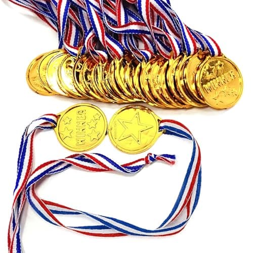 Yotijay 4X 3 Pieces Metal Medals Wit…
