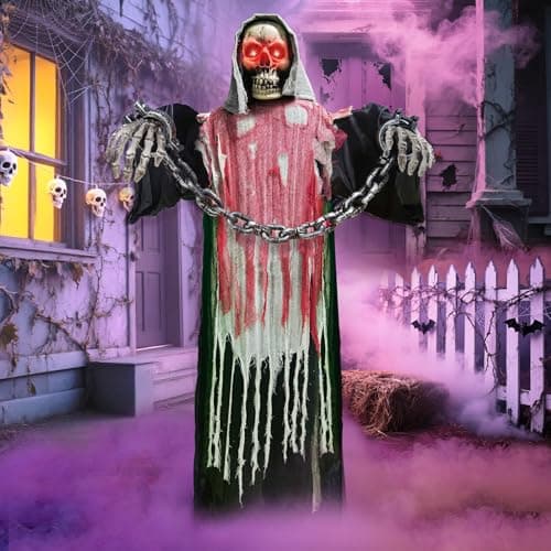 Home Accents Holiday 6 ft. Animated Lurching Reaper-5124341 - The Home ...