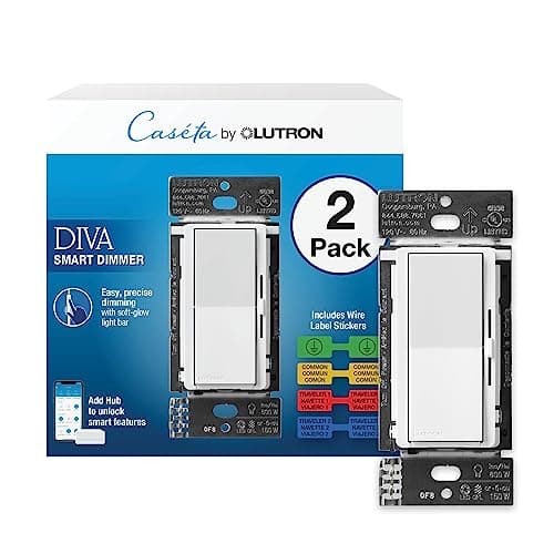 Lutron Caseta Diva Smart Dimmer DVRF-6L