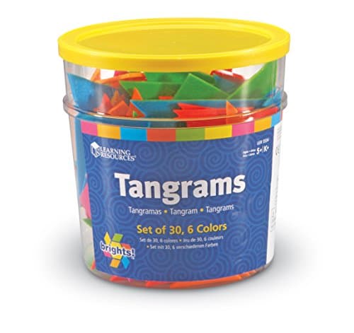 Learning Resources Brights Tangrams Classroom Set