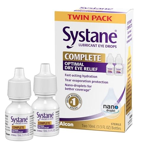 Systane Complete Lubricant Eye Drops for Dry Eye and Burning Symptom ...