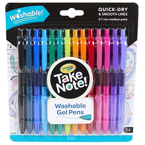 Take Note Washable Color Gel Pens, 14 Count | Crayola.com | Crayola
