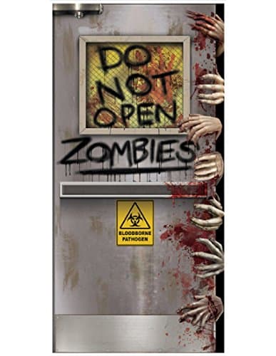 Amazon.com: Beistle Zombie Lab Door Covers, 5’ x 30”, 2 Pieces ...