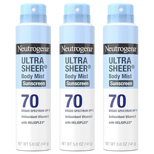 Neutrogena bruma corporal ultraligera en spray protector solar SPF 70