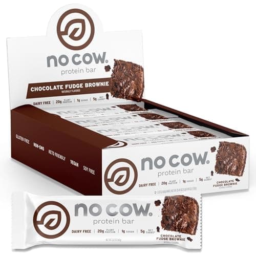 Barra de proteína No Cow Chocolate Fudge Brownie