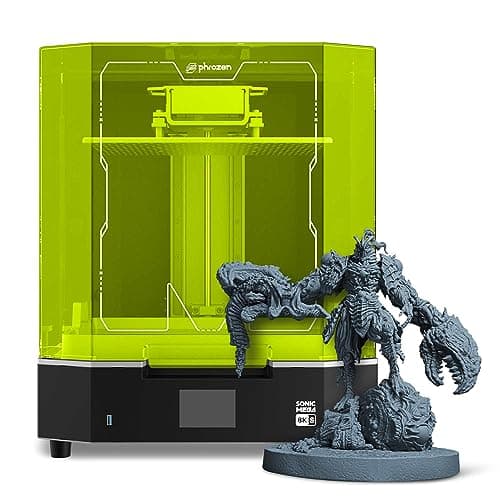 phrozen Sonic Mini 8K S LCD Resin 3D Printer, Highest Resolution of 22 µm, 7.1” Mono LCD Screen, Prints Beyond Handcrafted Models, L16.5X W7.2 x H17 cm Printing Volume