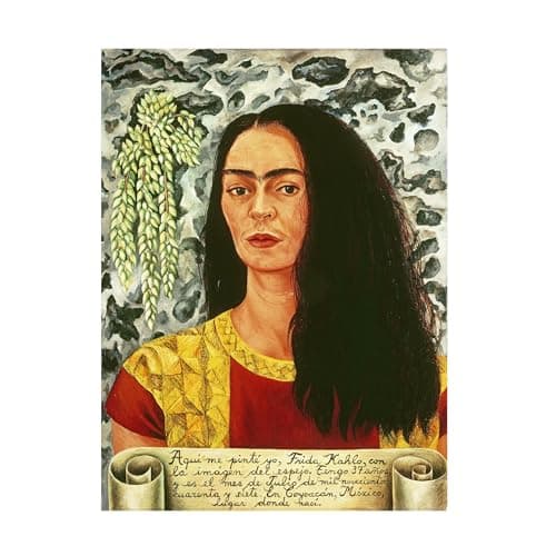 Autorretrato en lienzo de Frida Kahlo por Trademark Fine Art