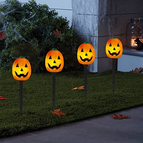 Amazon.com : Lights4fun, Inc.Set of 2 Halloween Skeleton Hand Battery ...