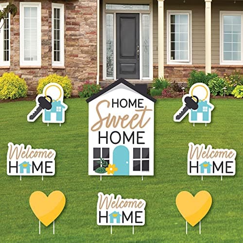 Big Dot of Happiness Patriotic Welcome Home - Yard Sign Outdoor Lawn ...