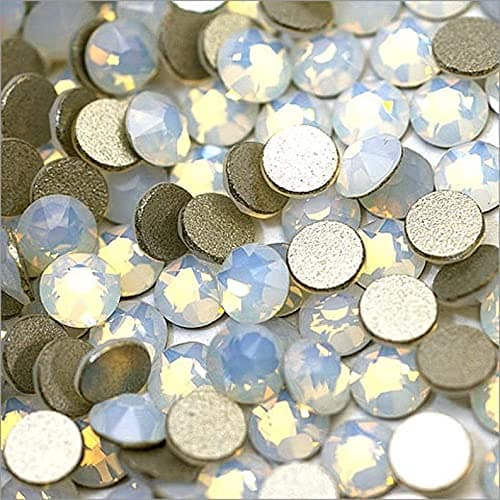 Swarovski Clear Crystal (001) 144 Pieces 2058/2088 Crystal Flatbacks Rhinestones Nail Art Mixed with Size ss5/7/9/12/16/20/30