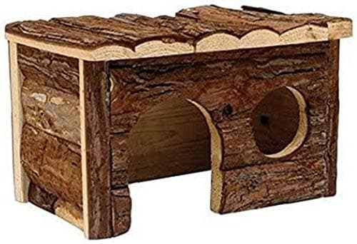 Living World Tree House Real Wood Cabin - Medium - 28 cm (11") gal x 17.5 cm (7") W x 17.5 cm (7") H